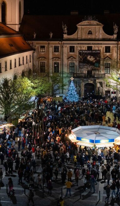 Vystoupení pěveckého sboru při kostele sv. Jakuba